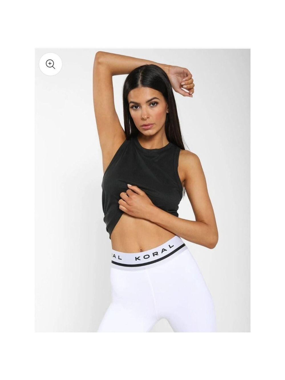 Koral Agata Marlow Tank - Black Sz S